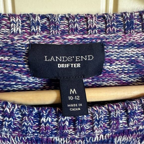 Land’s end‎ women’s sweater size 10/12 purple - Picture 3 of 7